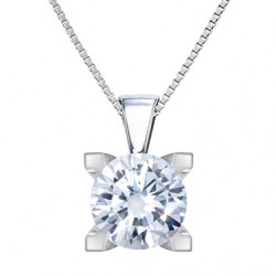 18 Kt white gold pendant....