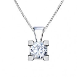 18 Kt white gold pendant....