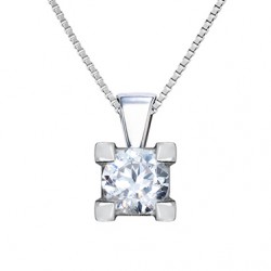 18 Kt white gold pendant....