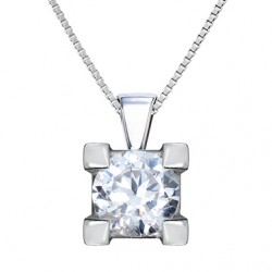 18 Kt white gold pendant....