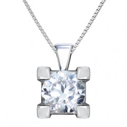 18 Kt white gold pendant....