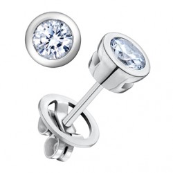 Arracades Or blanc 18 Kt. y...