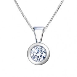 18 Kt white gold pendant....