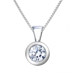 18 Kt white gold pendant....