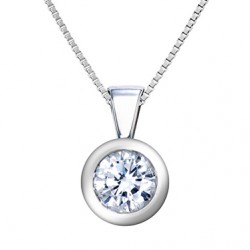 18 Kt white gold pendant....