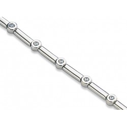 18 Kt white gold bracelet....