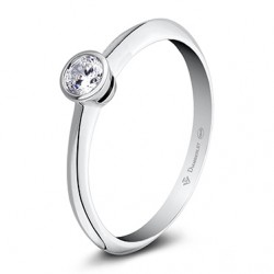 Anell Or blanc 18 Kt....